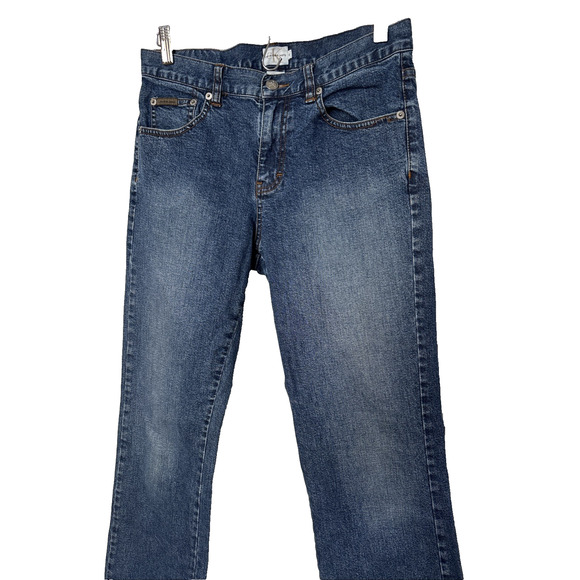 Calvin Klein Jeans Womens 6 Straight Leg Relaxed Fit Western Rodeo Ranch Cowgirl - Picture 2 of 7